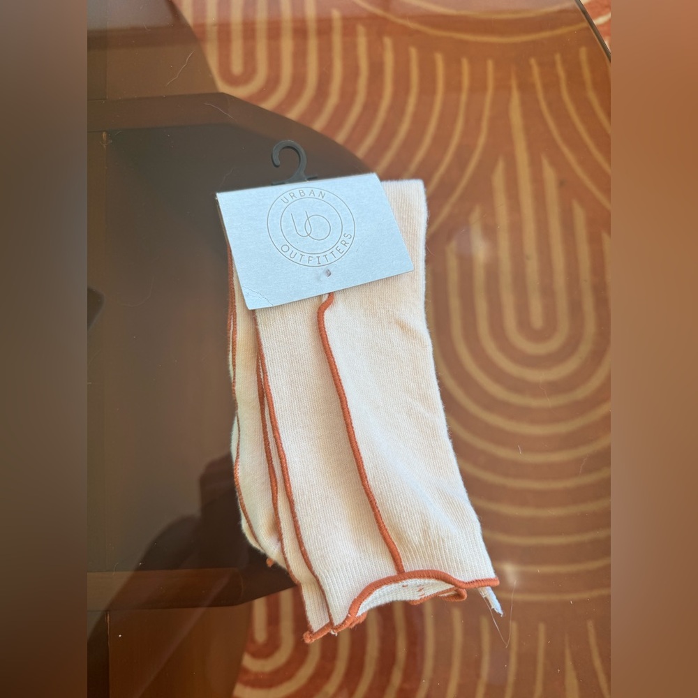 Urban Outfitters Cream Casual Socks